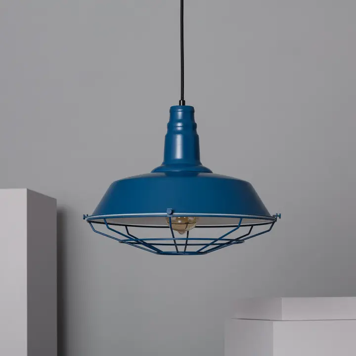 Ledkia Lámpara Colgante Jagger Estilo Retro para Decoración de Interiores - 1