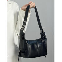Bolso De Hombro Para Mujer De Cuero PU De Alta Calidad Sólido Negro Blanco Bolso Tote Para Oficina Y Citas Estilo Minimalista - details 4