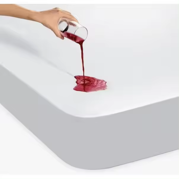 Protector Colchon Impermeable  Funda Colchon de Rizo Transpirable y Hipoalergénico  Cubre Colchon con Faldón Elástico de 30cm de Profundidad  Silencioso  Calidad Confort - 1