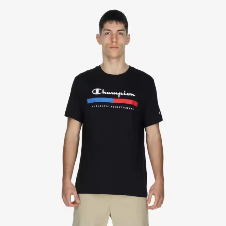 Camiseta CHAMPION Crewneck T-Shirt-219735-KK001-NEGRO-HOMBRE - 1