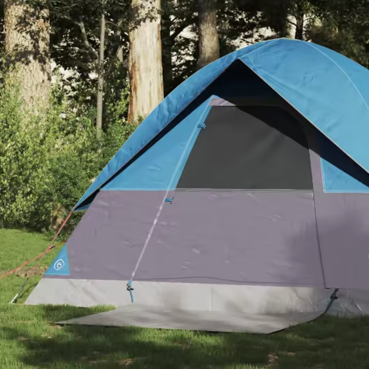 vidaXL Tienda de campaña iglú para 2 personas impermeable azul - 1
