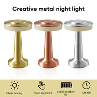 Lámpara De Mesa LED Retro Recargable Por USB Luz Nocturna Exterior Decorativa Para Habitación Sala De Estar Barra Hotel Café Iluminación De Escritorio - details 0