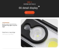 Lámpara Frontal LED Para Camping Con Correa Ajustable Y Luz COB Brillante Para Adultos Lámpara Frontal Con Machete - details 14