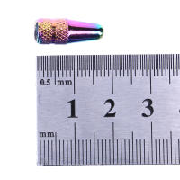 5pcs Cubierta De Válvula De Rueda Para Bicicleta Color Arcoíris Aluminio Piezas De Repuesto Para Válvulas Presta - details 7
