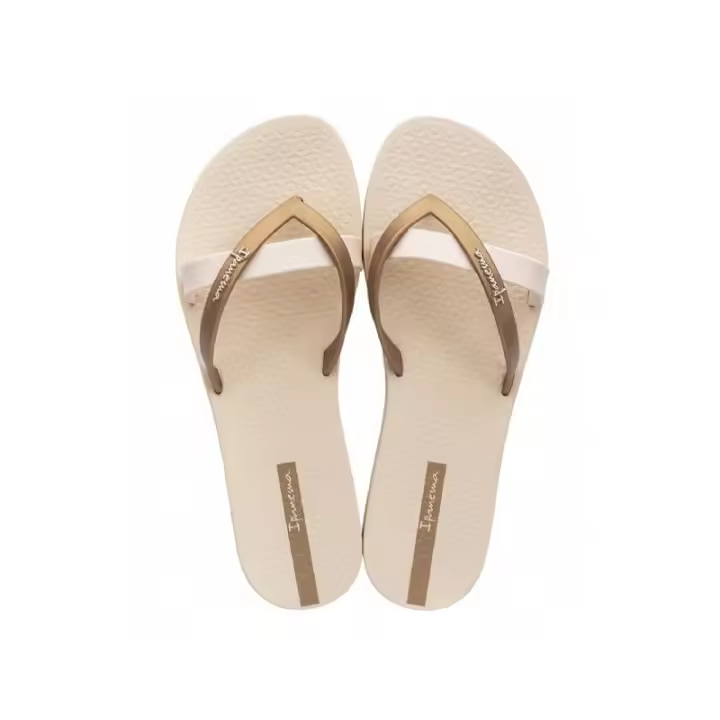 PISCINA IPANEMA 81805 Chanclas Ipanema Kirey beige-oro.     SANDALIA MUJER - 1