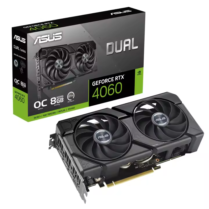 TARJETA GRAFICA ASUS GEFORCE RTX­ 4060 DUAL EVO OC | 8GB | GDDR6 - 1