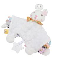 Manta de Seguridad para Bebés, Mantita de apego bebé, Dudus Bebe, Toalla para bebés, Mantita de apego bebé, Regalos Bebes, 100% Poliester, 26x27cm (Conejo) - details 4