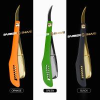 Afeitadora Manual Profesional Cuchillo De Afeitar De Acero Inoxidable Doble Facedad Para Barba Y Cabello Herramienta De Afeitar Para Hombres - details 1