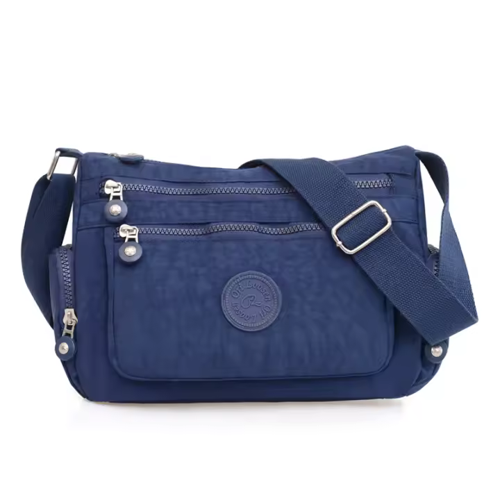 Bolso de hombro de nailon impermeable para mujer, bolsa de compras, informal, a la moda - 1