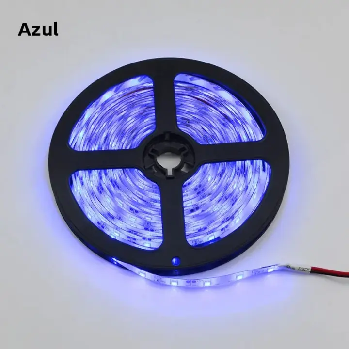 Tira De LED RGB 5M DC12V 60leds/m Con/without Impermeable Para Decoración De Habitación Pared Cocina Luz De TV Armario Retroiluminado - 1