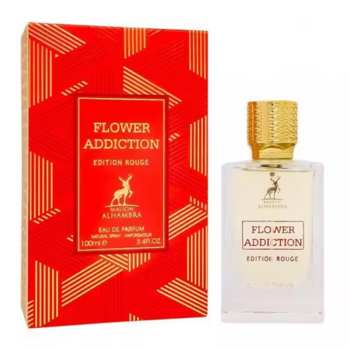 FLOWER ADDICTION ROUGE (NARCOTIC FLOWER ROUGE) MAISON ALHAMBRA EDP PERFUME ARABE ESPAÑA STOCK - 1