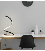 Lámpara De Mesa Nórdica LED Moderna En Acrílico Y Metal Para Lectura Y Decoración De Habitación Dormitorio Sala De Estar Estudio Luz Nocturna - details 6
