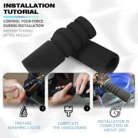 Cubierta De Manillar Universal Para Motocicleta 22mm Antivibración Antideslizante Almohadillas De Esponja Para Motocross Moto - details 6