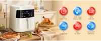 Freidora de Aire Aigostar - Modelo Sin Aceite 7L 1900W - Pantalla Táctil LED, Libro de Recetas Incluido - details 1
