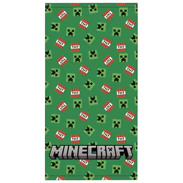 Toalla De Playa Minecraft Microfibra 70x140cm. - 1