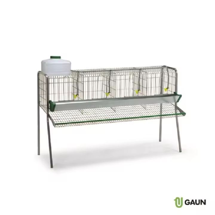 GAUN Batería de jaulas para gallinas de 4 departamentos - 1