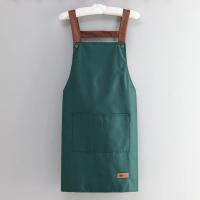 Delantal Impreso Para El Hogar Resistente Al Agua Y Al Aceite Para Cocina Con Almacenamiento Conveniente Para Hombres Y Mujeres Delantal De Lona Y PVC Para Cocinar Y Limpieza - details 1