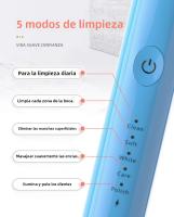 Tongwode Cepillo De Dientes Eléctrico De Limpieza Oral Inteligente Recargable Inalámbrico Ultrasonido Para Adultos Con 5 Modos De Limpieza Tiempo De Carga 2 Horas IPX7 - details 6