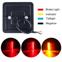 2Pcs Luz De Advertencia Trasera Impermeable Para Coche Con 10 LED Para Remolques De Barco Y Caravanas 12V/24V Piezas Negras De Alta Calidad - details 2