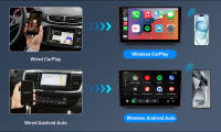 Adaptador Wireless CarPlay TIMEKNOW 2en1 Android Auto Dongle Inteligente 5G WIFI Para iPhone Y Android Compatible Con Volvo Benz Kia VW - details 2