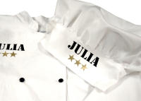 Chaquetas de cocina para niños: conjunto de chaqueta y gorro de chef infantil, ideal como regalo especial. - details 3