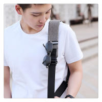 Bolsa De Hombro Pequeña Para Hombre Con Carga USB Impermeable Bolsa De Pecho Para Viaje Estilo Business Material Oxford - details 8