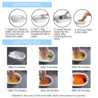 Baño De Pies Con Ionización Y Detoxificación Baño De Basinal Para Spa De Pies Tanque De Inmersión Para Cuidado De Los Pies ABS - details 4