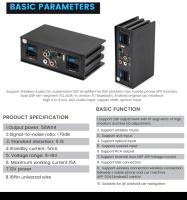 Procesador DSP Digital De Alta Potencia 4x50W Para Radio De Coche Android Subwoofer Ajustable Por APP Amplificador Para Honda KIA Toyota - details 9