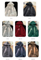 Sudadera De Cuello Alto Holgada Coreana Casual Deportiva Para Hombres Y Mujeres Sudadera De Colores Múltiples De Algodón Oversized - details 13