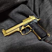 Llave De Metal Mini Pistola 1:3 Escala M9a3 Modelo De Arma Para Adultos Y Niños Regalo De Navidad Toy Gun Sin Batería - details 4