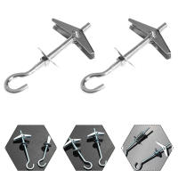 2Pcs Gancho Rotativo Para Techo Metálico Reutilizable Con Resorte Toggle Para Colgar Lámparas Colchas Y Decoración De Fiesta - details 11