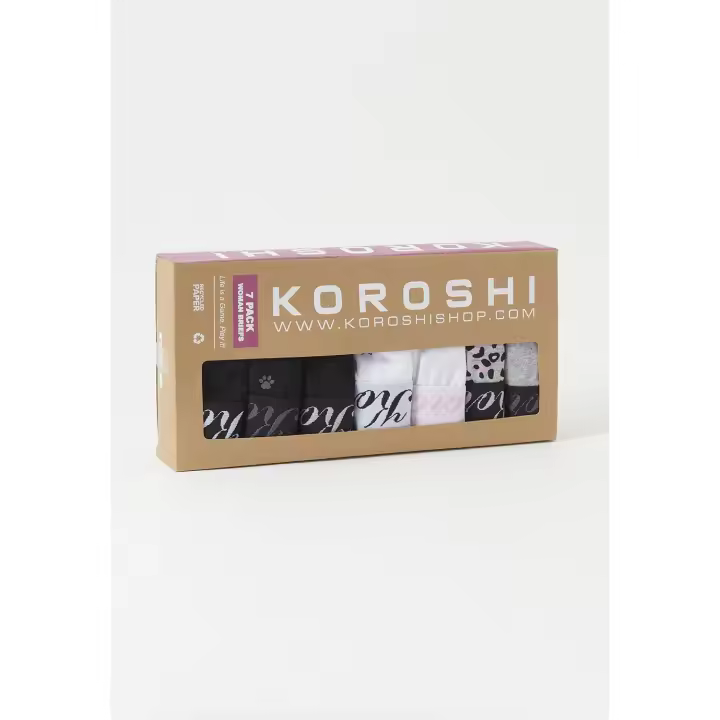 Koroshi Pack de 7 bragas | moda urbana - 1
