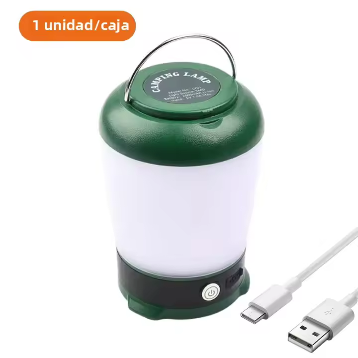 Lámpara De Camping Retro Recargable Luz De Emergencia Para Exteriores Pesca Y Iluminación De Camping Vintage Con Luz De Trabajo Para Jardín Y Calle - 1