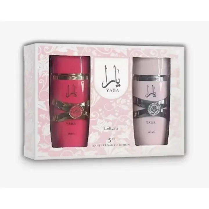 Perfume Pack Yara Rosa + Yara Candy de Lattafa Para Mujer | Eau de Parfum 100% Original y Duradero | Edp Femenino | 100 +100ml - 1