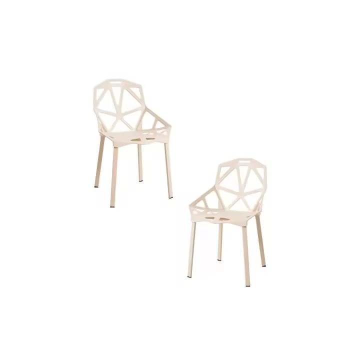 Pack 2 Sillas Omega - Beige - 1