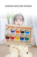Juguetes Educativos Para Niños Tablero De Color Y Número De Madera Con Bolígrafo Magnético Y Laberinto Juego De Resolución De Problemas De Edad Temprana Regalos - details 17
