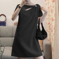 VONDA Vestido Mini De Verano Para Mujer En Color Sólido Estilo Casual Cuello Redondo Manga Corta Vestidos A-Line Fiesta - details 10