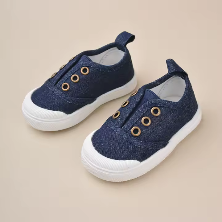 Zapatillas Casuales De Lona Unisex Para Primavera Cómodas Y Antideslizantes Para Exterior Diversos Colores Tallas Para Niños - 1
