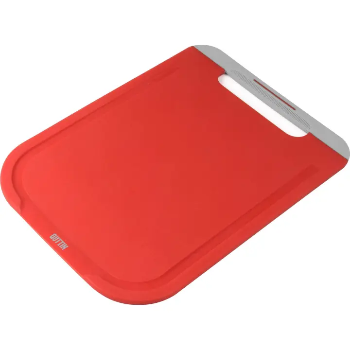 Quttin - Tabla de Cortar Bicolor 34x23.9cm, Resistente y Duradera, Antideslizante y Segura - Versátil para Todo Tipo de Alimentos - Estable y Firme para Corte Preciso - 1