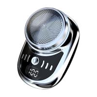 Mini Afeitadora Eléctrica USB Recargable Peluca De Viaje Portátil Con Pantalla Digital Afeitadora De Barba Desmontable Material Plástico Tamaño Compacto Para Hombres - details 11