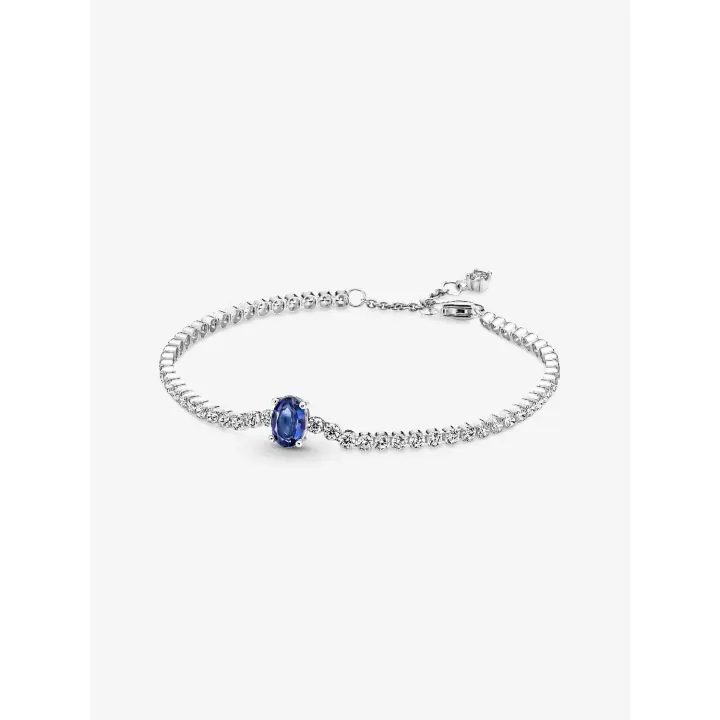 Pandora - Pulsera de Tenis con pavé brillante-Plata de Lei - 1