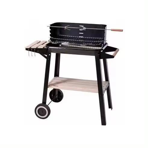 BBQ COLLECTION Barbacoa Rectangular de Carbón 54x34 cm, Parrilla Cromada - BBQ COLLECTION - 73049 Barbacoa Complementos para Cocina y Barbacoas Barbacoas - 1