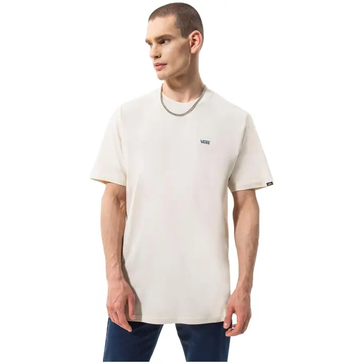 Camiseta de Manga Corta Vans Left Chest Logo para hombre en color beige - 1