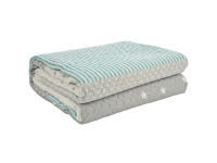 DEKORA SOUL - Colcha Bouti Reversible Bicolor Lisa o Estampada para Cama 80/90/105/120/135/140/150/160 cm - 100% Microfibra Extra Suave, Cubrecama Ligero para Primavera, Verano y Entretiempo - Incluye Funda de Cojín - details 4