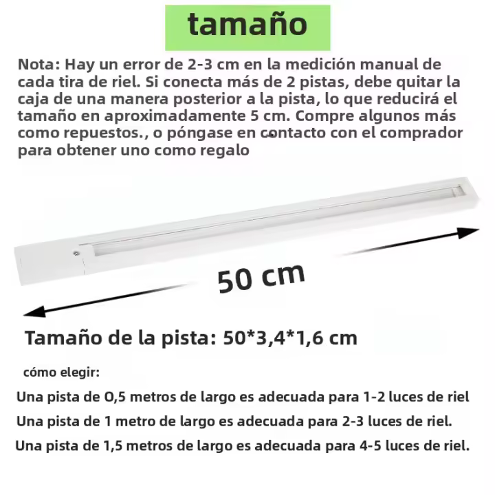 Spotlight Gu10 Dimmable Luz De Pista Inteligente Para Cocina Y Decoración 110V Bombilla Incluida Instalación Sencilla Moderno - 1