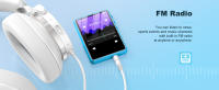 SWOFY Reproductor MP3 De 64GB Con Pantalla Táctil Bluetooth 5.3 Radio FM Con Altavoces HD Hasta 128GB Azul Soporte De Memoria Externa Grabación De Voce Y Lectura De Libros Electrónicos - details 4