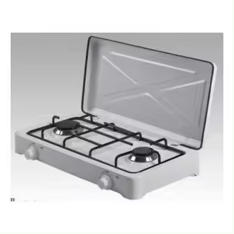 Hornillo de Gas FM Calefacción HG200 2 Fuegos - Blanco - 1