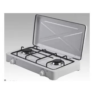 Hornillo de Gas FM Calefacción HG200 2 Fuegos - Blanco - 1