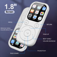 Nuevo Reproductor MP3 Ultra-Fino 1.8 Pulgadas 500mah Portátil Walkman Bluetooth 5.4 Compatible Con Lectura De Libros Grabación FM Radio Y Música - details 7