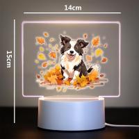 Luz Nocturna Recargable Para Niños Con Figura De Anime Manga Collie Fronterizo Lámpara De Noche Para Dormitorio Regalo Para Niños - details 0